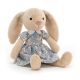 Jellycat plüss - Lotti a virágos ruhás nyuszi