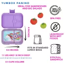 Yumbox Panino uzsonnás doboz méretei, űrtartalma és szivárgásmentes rekeszeinek bemutatása