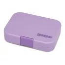 Yumbox Panino 4 rekeszes Lavande Unicorn uzsonnás doboz nyitott állapotban unikornisos mintával