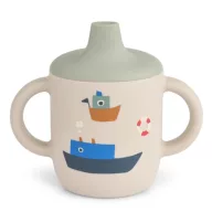 Liewood Neil szilikon itatópohár Sailing mintával, 150 ml-es méretben kisgyermekeknek