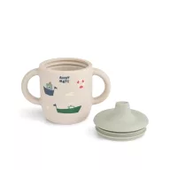 Liewood Neil szilikon itatópohár Sailing mintával, 150 ml-es méretben kisgyermekeknek