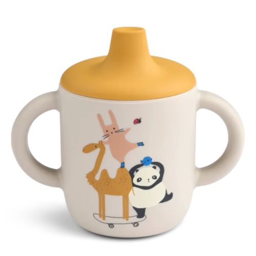 Liewood Neil szilikon itatópohár - Around the world