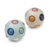 Két darab Liewood Solene szenzoros labda Ice blue multi mix színben, texturált felülettel