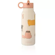 Liewood Falk hőtartó kulacs 350 ml - Cats and dogs