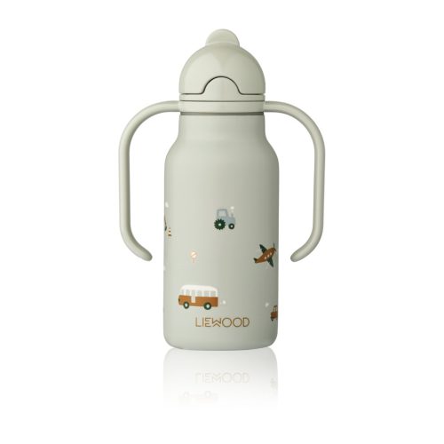 Liewood Kimmie szívószálas itatókulacs 250ml - Vehicles