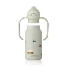 Liewood Kimmie szívószálas itatókulacs 250 ml - Vehicles