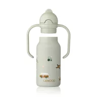 Liewood Kimmie szívószálas itatókulacs 250 ml - Vehicles