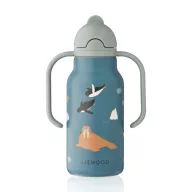   Liewood Kimmie szívószálas itatókulacs 250 ml - Arctic Sea