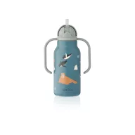   Liewood Kimmie szívószálas itatókulacs 250 ml - Arctic Sea