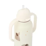   Liewood Kimmie szívószálas itatókulacs 250 ml - Cats and Dogs