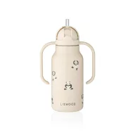   Liewood Kimmie szívószálas itatókulacs 250 ml - Mini panda