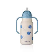 Liewood Kimmie szívószálas itatókulacs pufferfish mintával 250 ml-es kivitelben