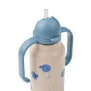Liewood Kimmie szívószálas itatókulacs pufferfish mintával 250 ml-es kivitelben