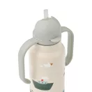 Liewood Kimmie szívószálas gyerek kulacs 250 ml Sailing mintával