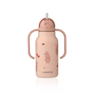 Liewood Kimmie 250 ml-es szívószálas hőtartó kulacs zárt kupakkal és fogantyúval