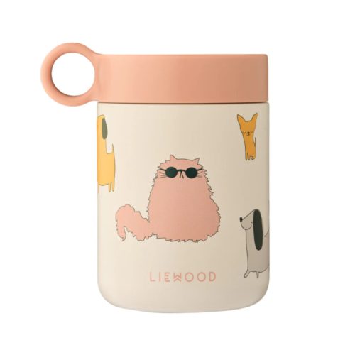 Liewood Kiani ételtároló - Cats and Dogs