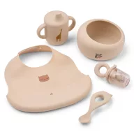 Liewood Mileah étkészlet szett Apple blossom színben, prémium szilikonból