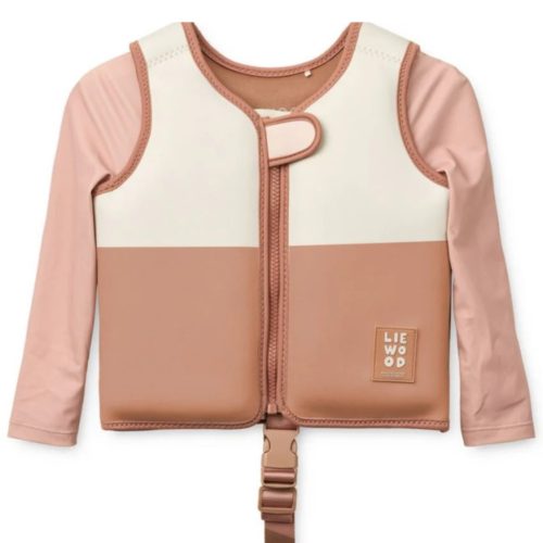 Liewood Dove hosszú ujjú úszómellény - Tuscany rose 15-19 kg