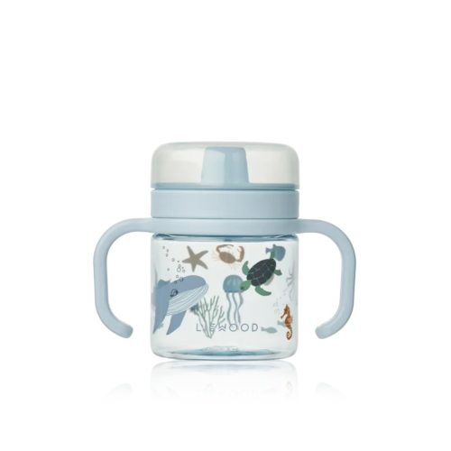 Liewood Kylo tritan csöpögésmentes pohár - Sea creature