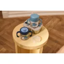Liewood Kylo tritan csöpögésmentes pohár 280 ml Dino roar dínós mintával és kék fogantyúval