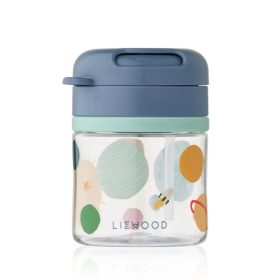 Liewood Pavia tritan szívószálas pohár 280 ml - Universe