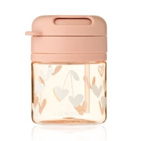   Liewood Pavia tritan szívószálas pohár 280 ml - Sweethearts