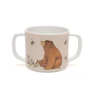 Petit Monkey macis kétfülű melamin tanulópohár 180 ml-es méretben