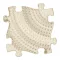 Muffik twister puzzle bézs - kemény