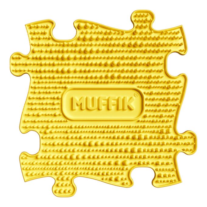 Muffik puzzle sárga - kemény