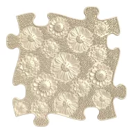 Muffik rét puzzle bézs - puha