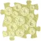 Muffik rét puzzle sárga - puha