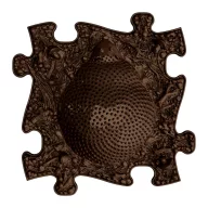 Muffik süni puzzle barna - kemény
