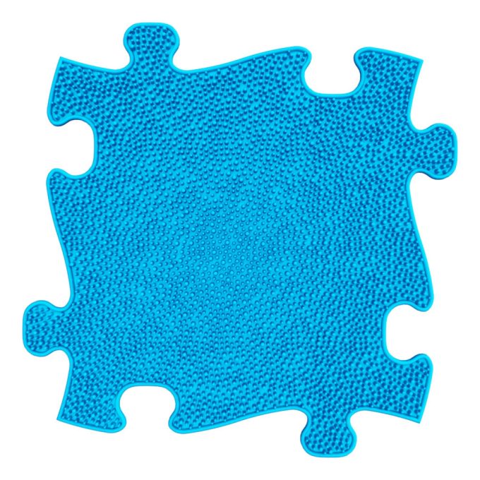 Muffik fű puzzle kék - puha
