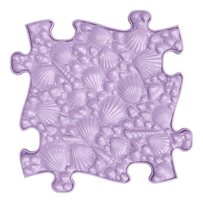 Muffik kagyló puzzle lila - kemény