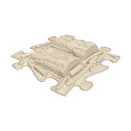 Muffik fatörzs puzzle bézs - kemény