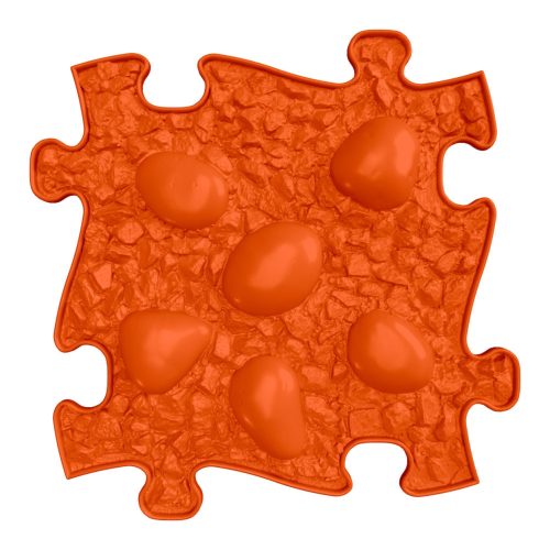 Muffik dínó tojás puzzle narancssárga - puha
