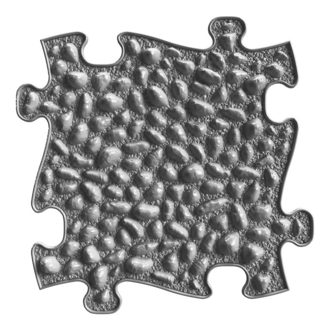 Muffik kavicsok puzzle szürke - kemény