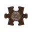 Muffik mini rét puzzle barna - kemény