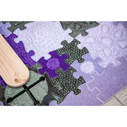 Muffik mini rét puzzle barna - kemény