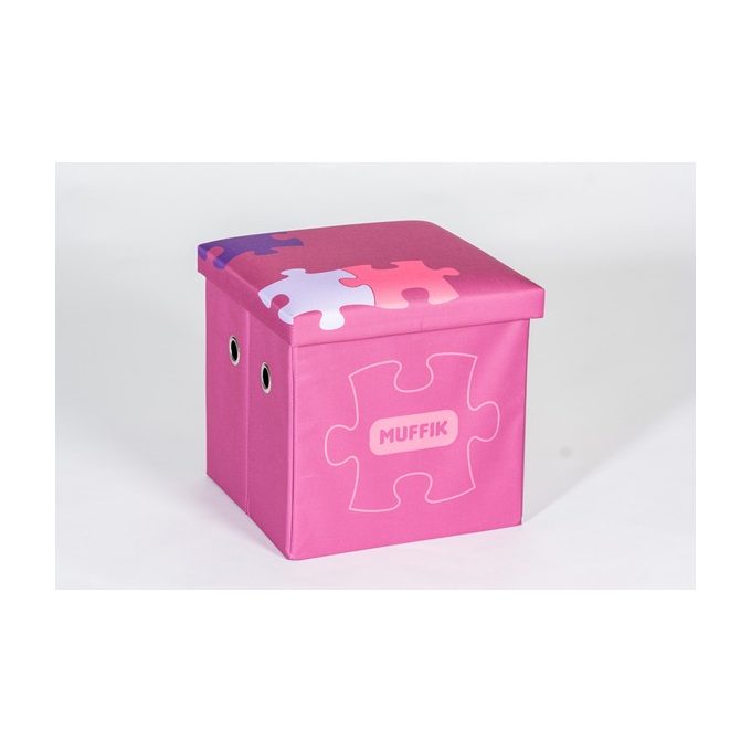 Muffik tároló doboz pink