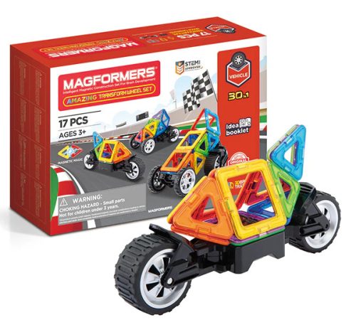 Magformers mágneses építőjáték transform wheels 17db