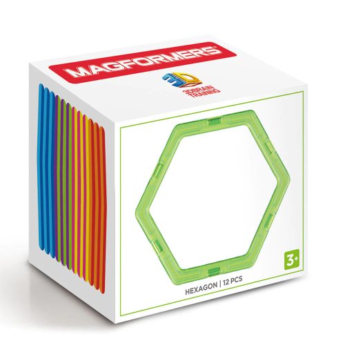 Magformers mágneses építőjáték hexagon szett 12db