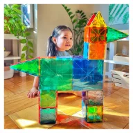MAGNA-TILES mágneses építõjáték - Clear 100 db