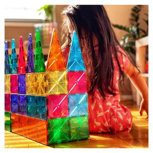 MAGNA-TILES mágneses építõjáték - Clear 100 db