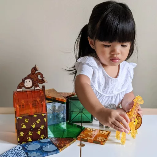 MAGNA-TILES mágneses építőjáték - Szafari