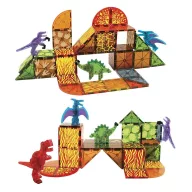   MAGNA-TILES mágneses építőjáték - Dínók világa 40 db