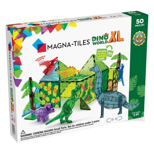 MAGNA-TILES mágneses készlet - Dínó világ XL 50 db