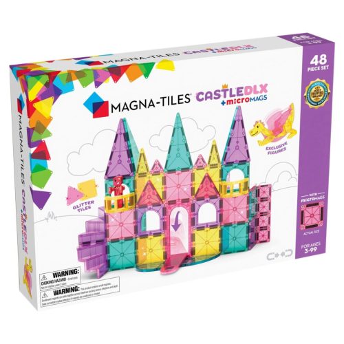 MAGNA-TILES mágneses építőjáték - Kastély 48 db