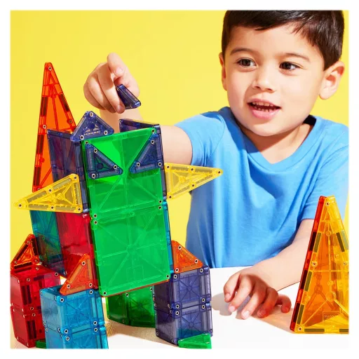 MAGNA-TILES mágneses építõjáték - MikroMAGS 62 db