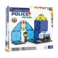   MAGNA-TILES Rendőrjárőr 20 db-os mágneses építőjáték